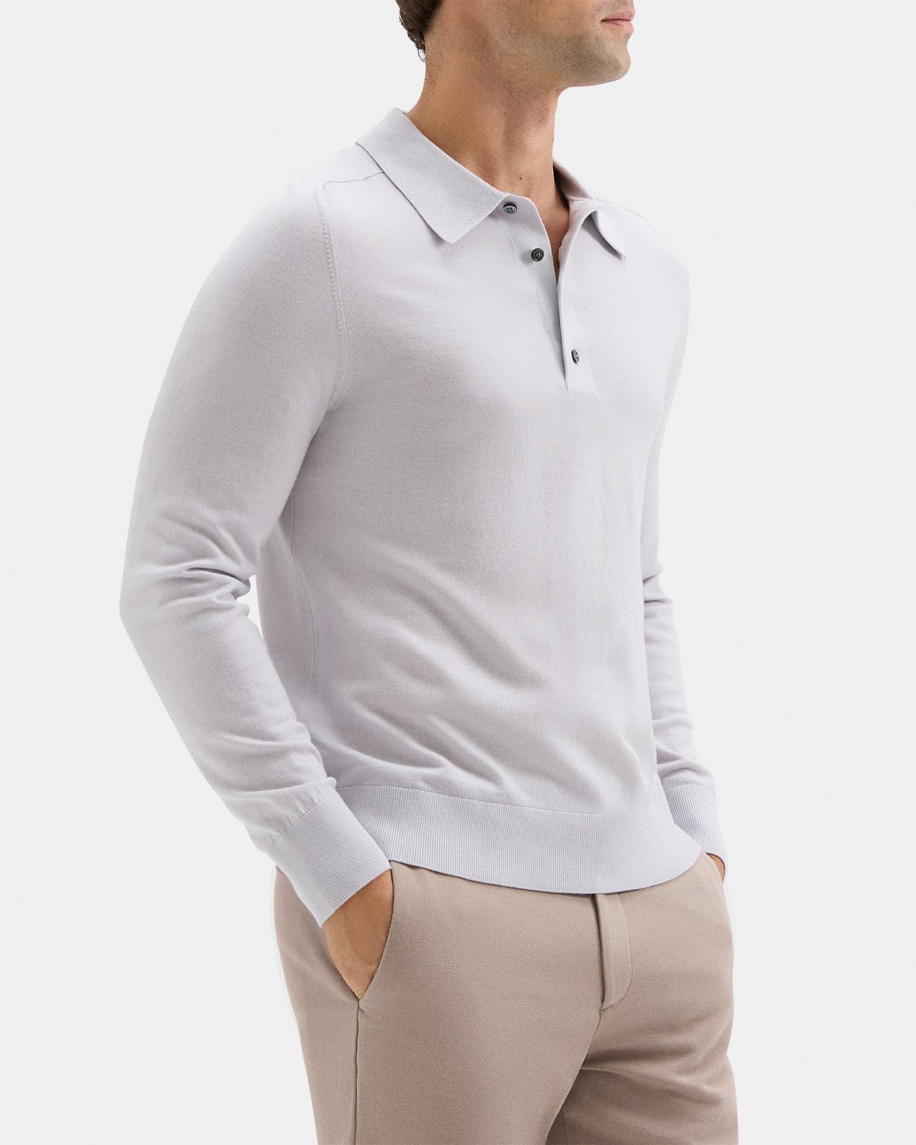 Polo Sweater in Merino Wool Product Image