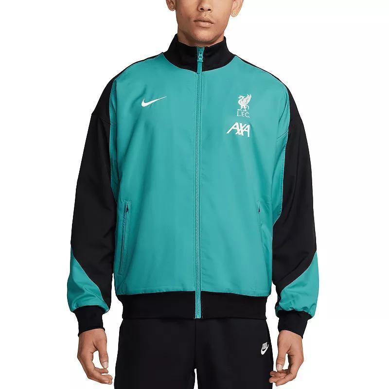 Men's Nike Teal Liverpool 2024/25 Strike Anthem Full-Zip Jacket, Size: 2XL, Lvp Blue Product Image