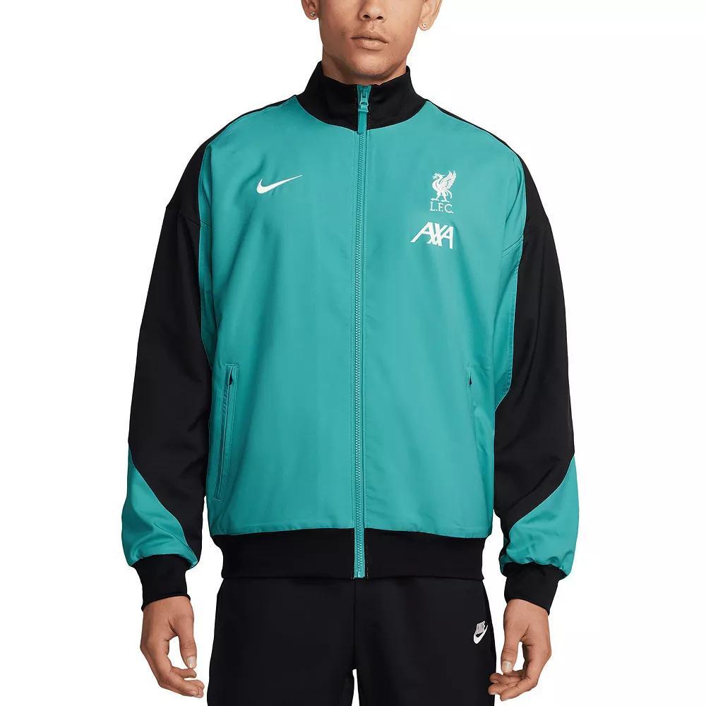 Men's Nike Teal Liverpool 2024/25 Strike Anthem Full-Zip Jacket, Size: 2XL, Lvp Blue Product Image