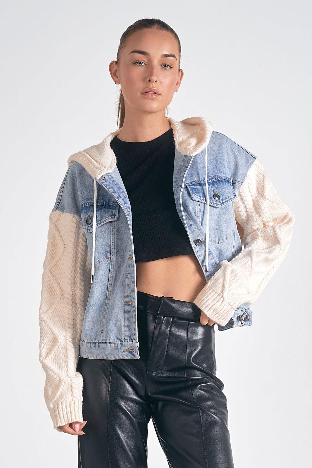 Sweater Sleeve Hoodie Product Image