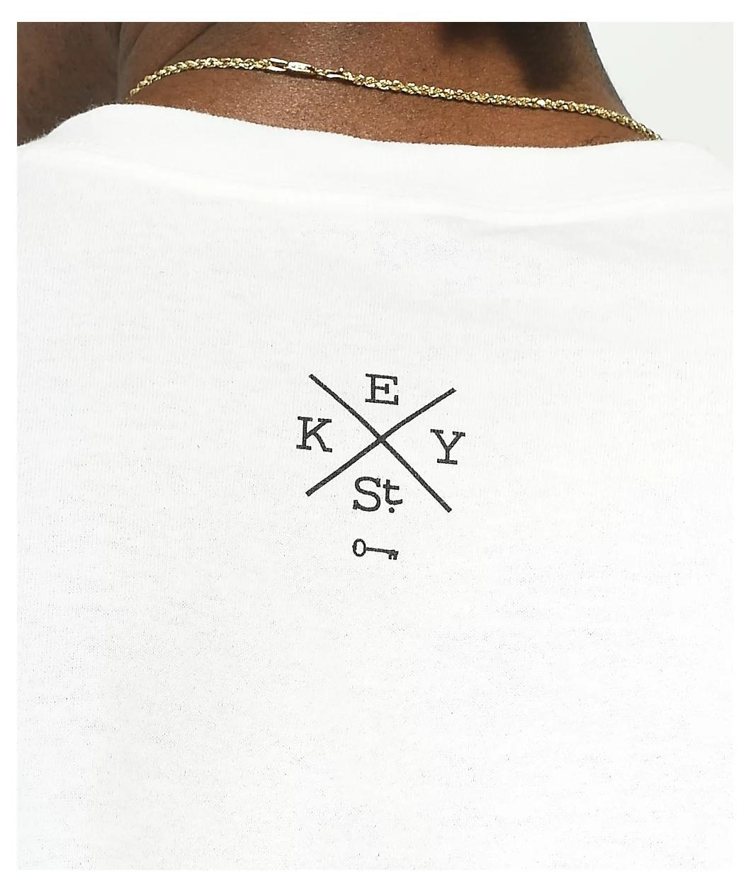 Key Street Seiza White T-Shirt Product Image