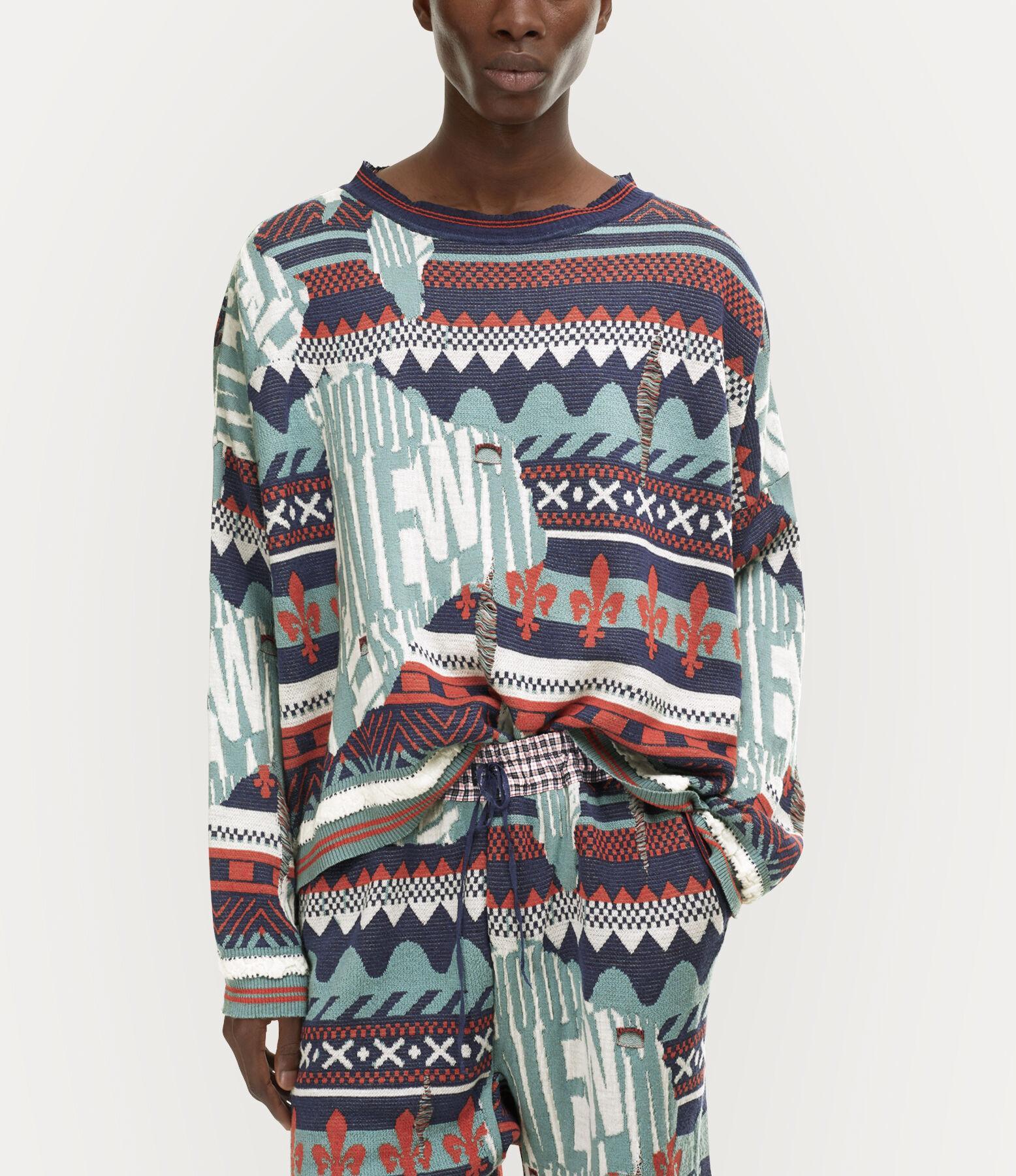 Broken Fair Isle Jumper Product Image