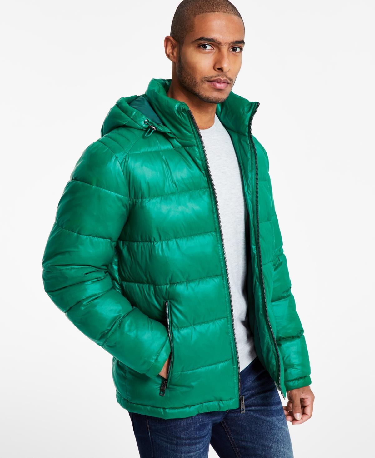 Guess Mens Hooded Puffer Coat Product Image