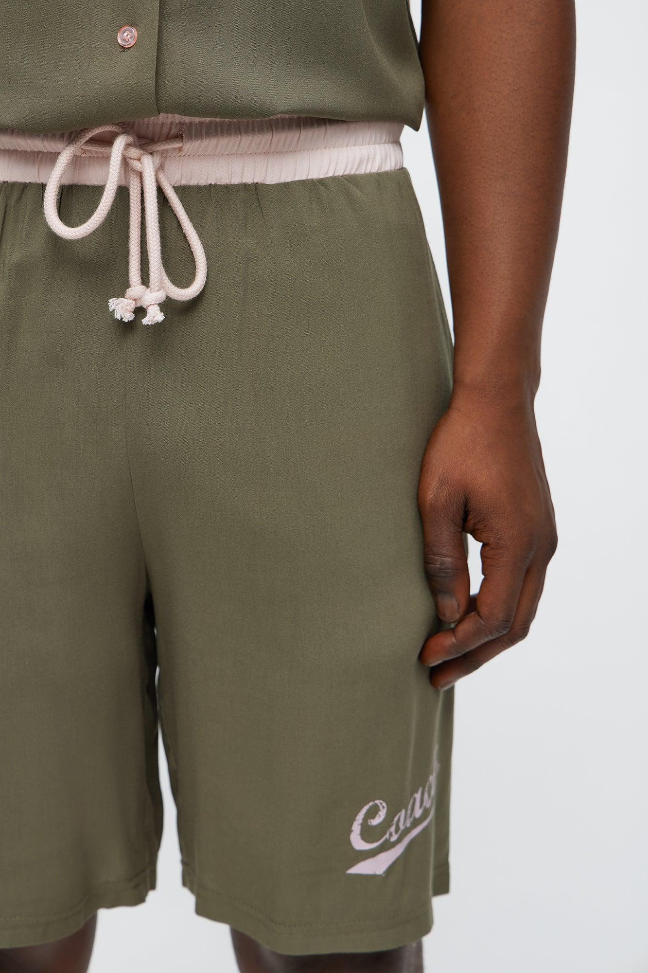 Relaxed Coach Shorts - Brown/combo Product Image