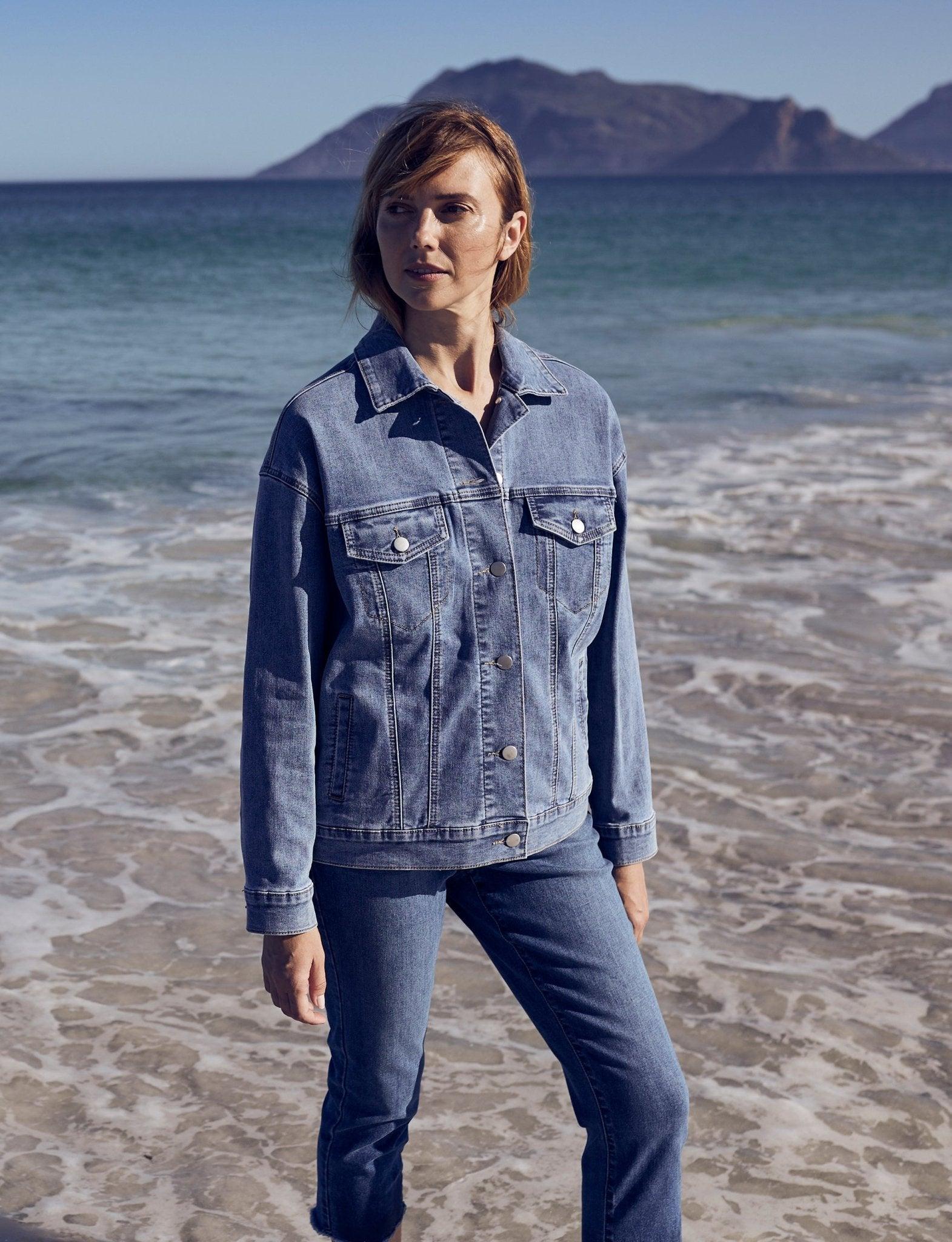 Westport Trucker Denim Jacket Product Image