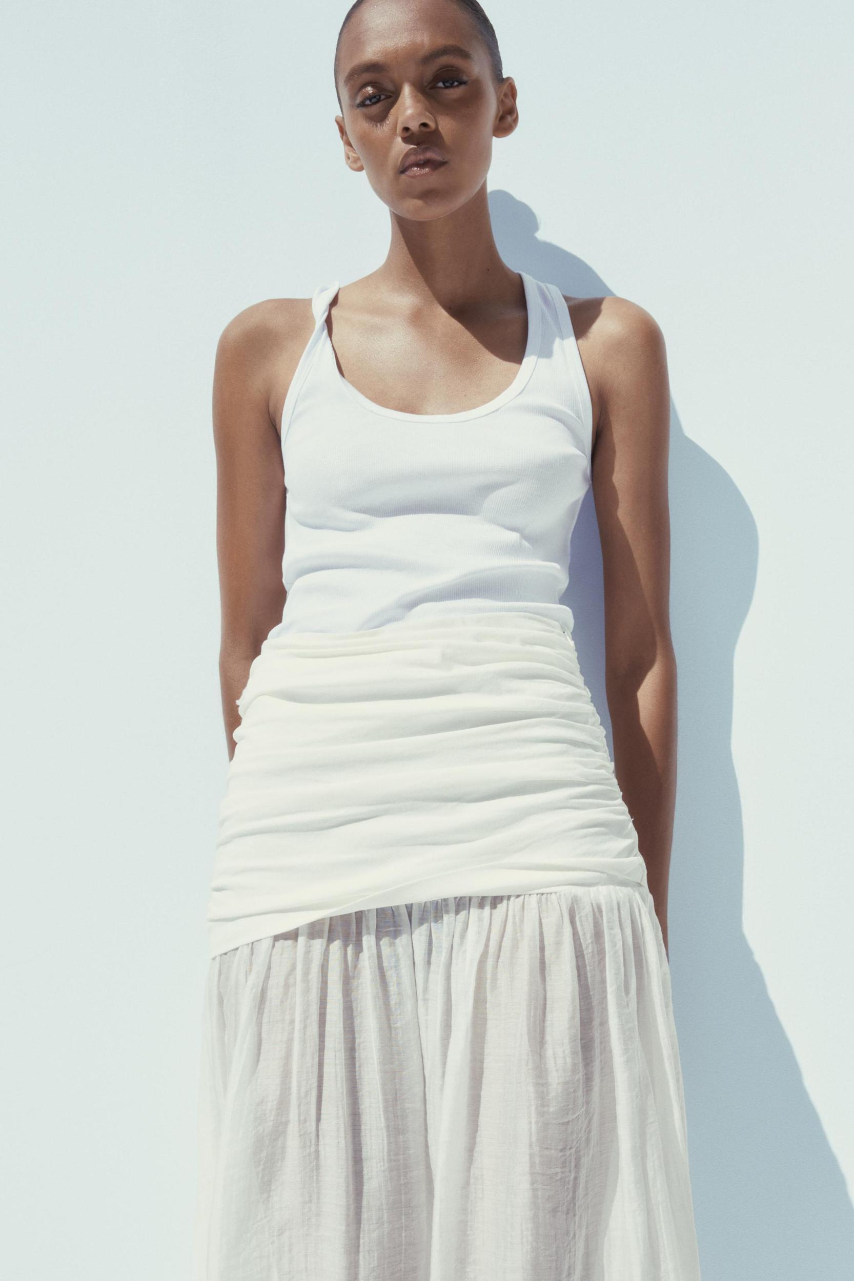 COMBINATION MIDI SKIRT Product Image
