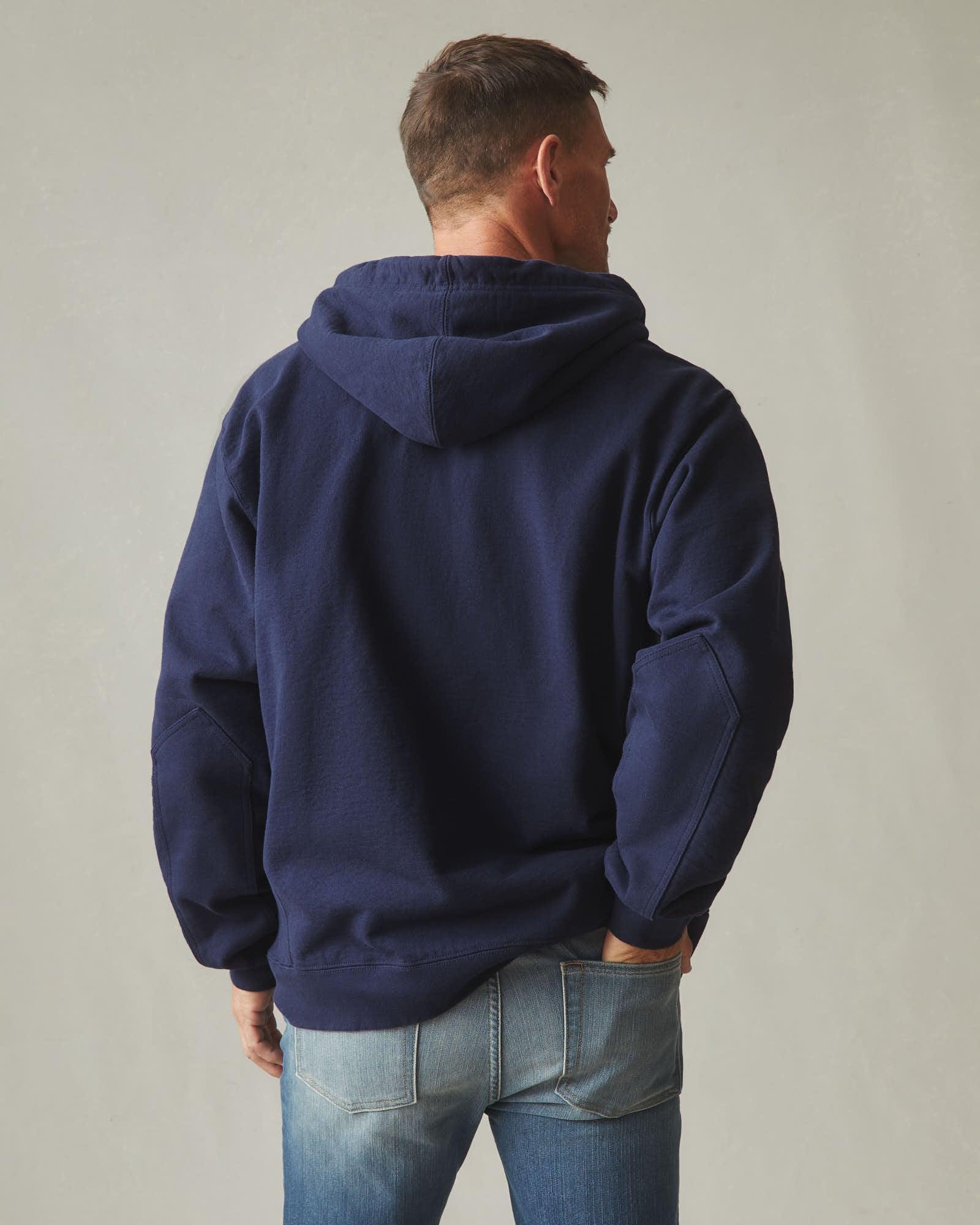 Men's Relaxed Classic Full Zip - True Navy Male Product Image
