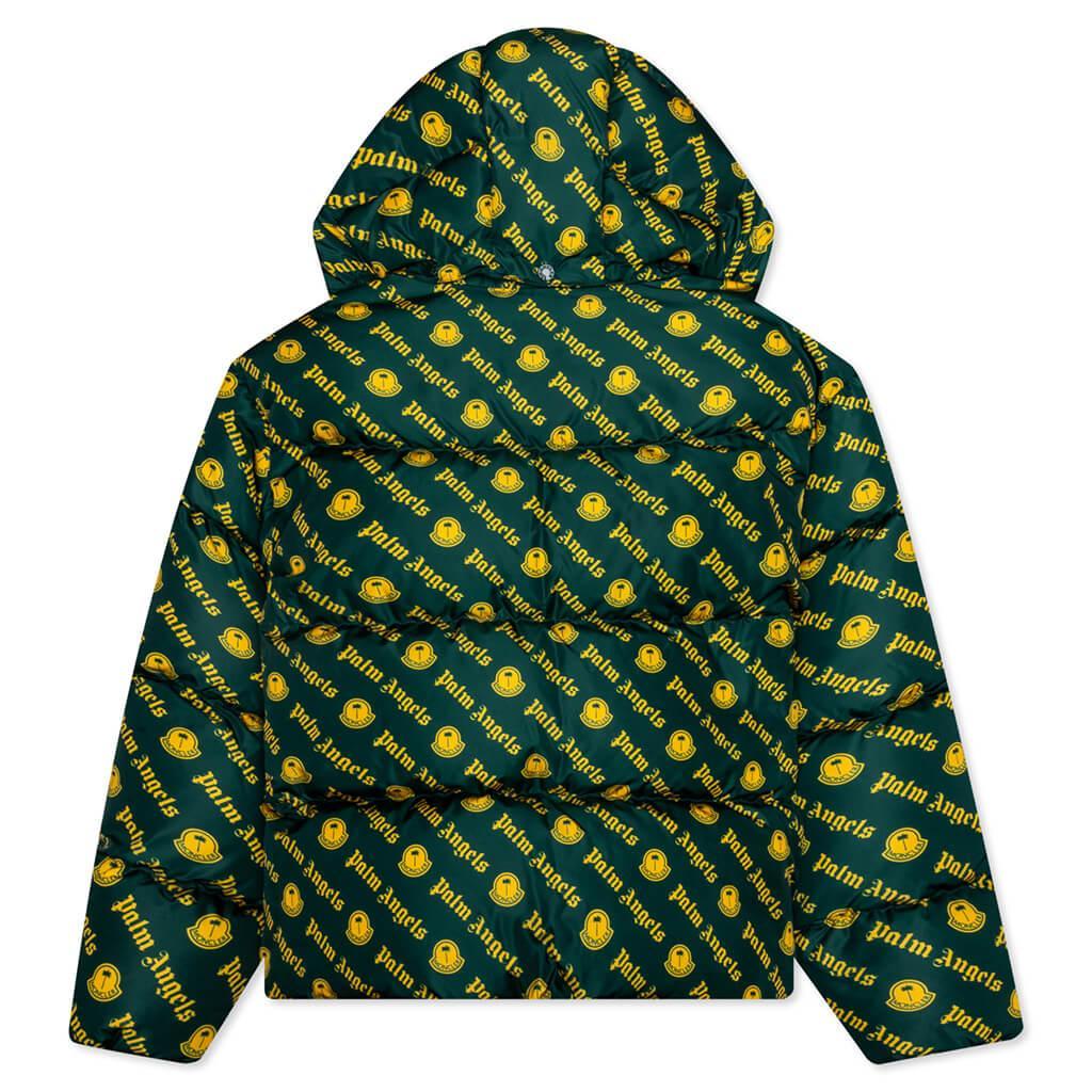 Moncler Genius x Palm Angels Thompson Short Down Jacket - Dark Green Male Product Image