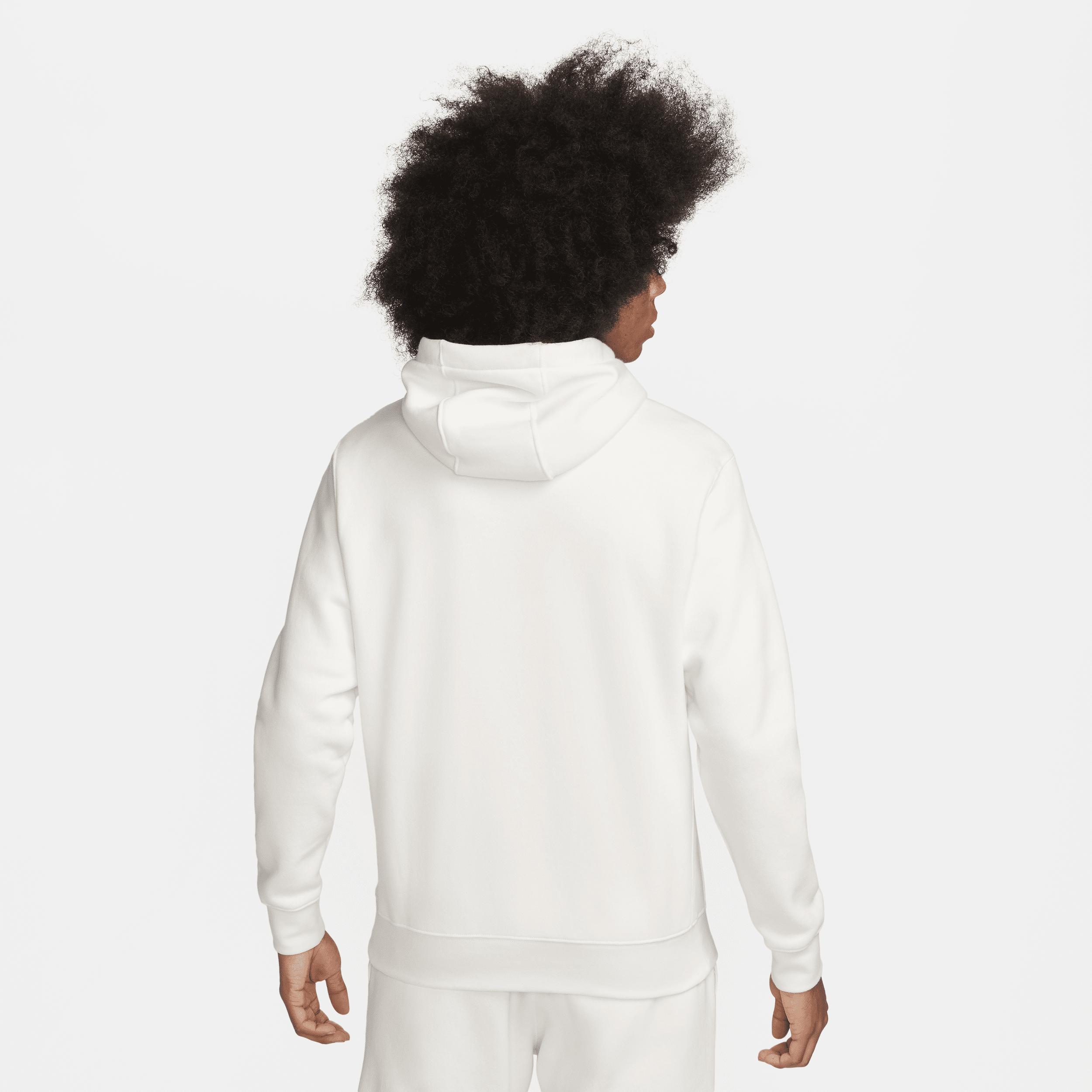 Mens Nike Sportswear Club Fleece Full-Zip Hoodie Black Navy White Product Image