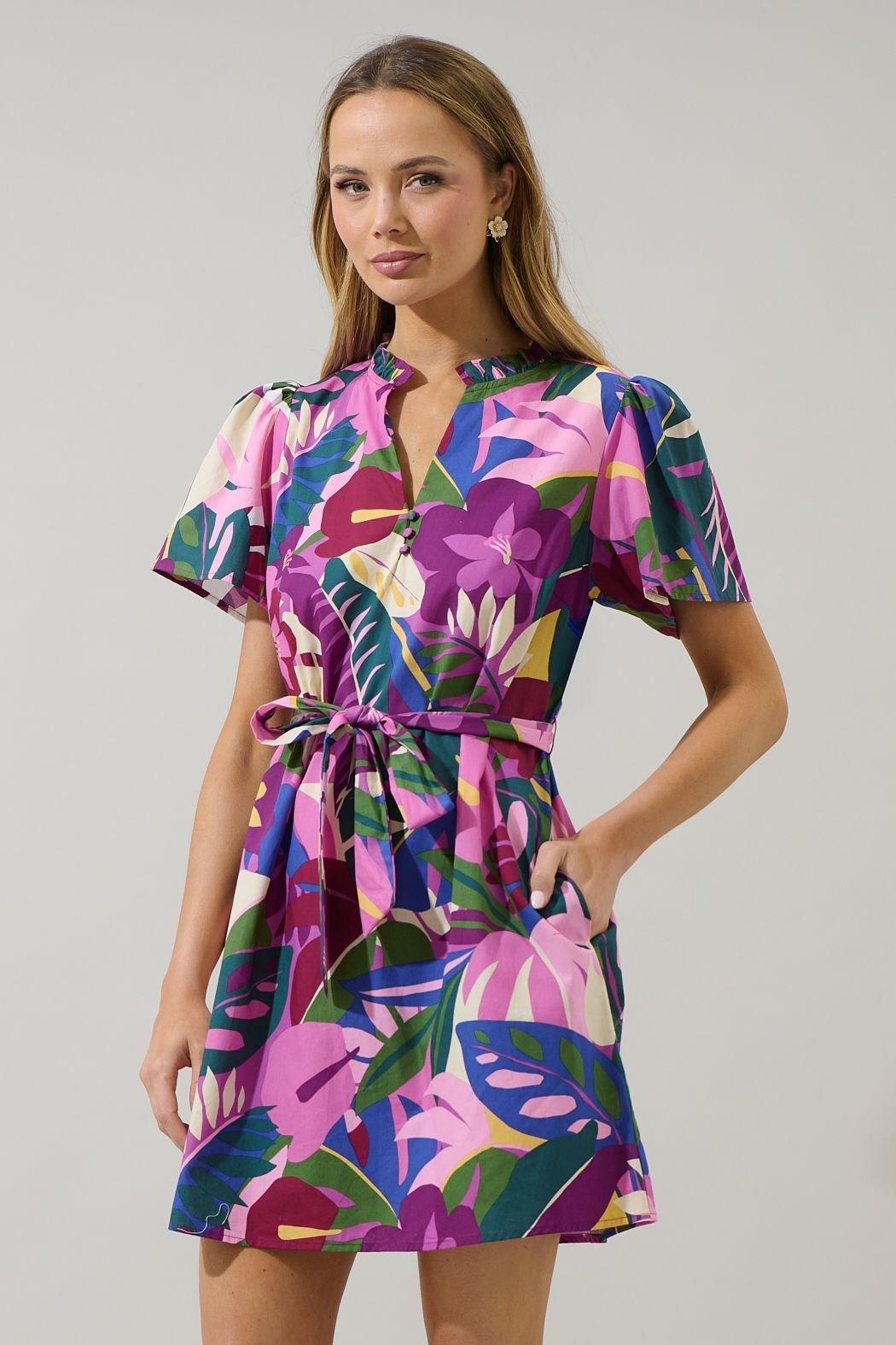 Ema Shift Mini Dress Product Image