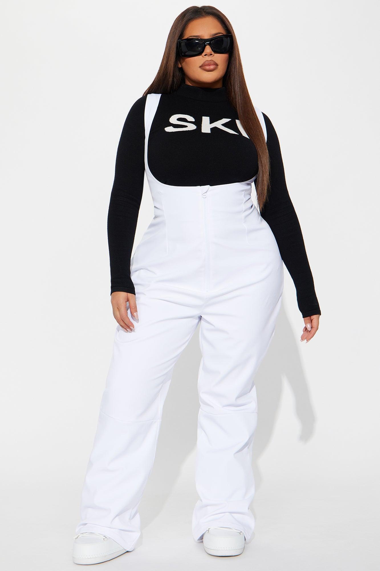 Out Cold Ski Jumpsuit - White Product Image