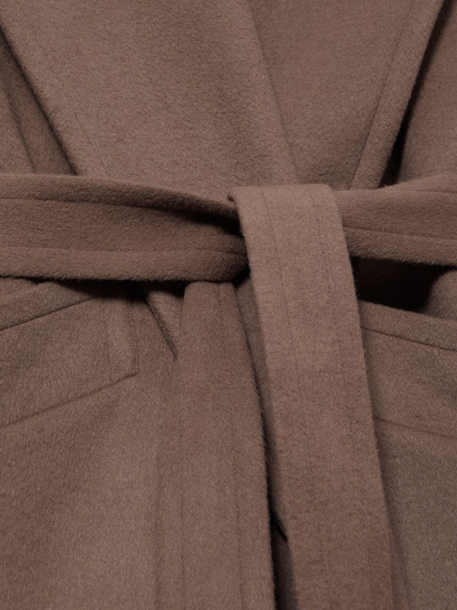 Petite Wool-Blend Blindseam Coat in Mink Neutral Product Image