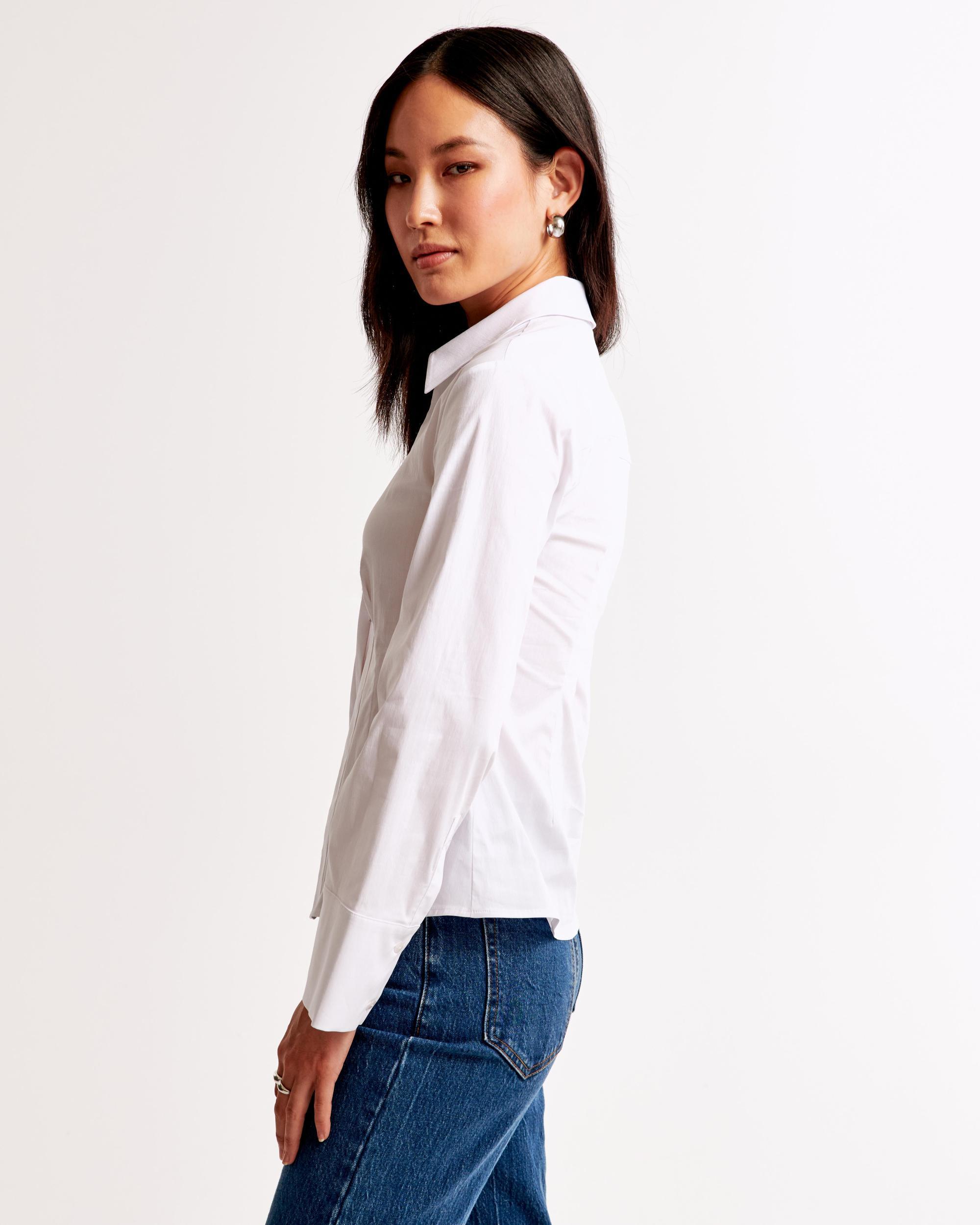 Long-Sleeve Open-Front Shirt Product Image