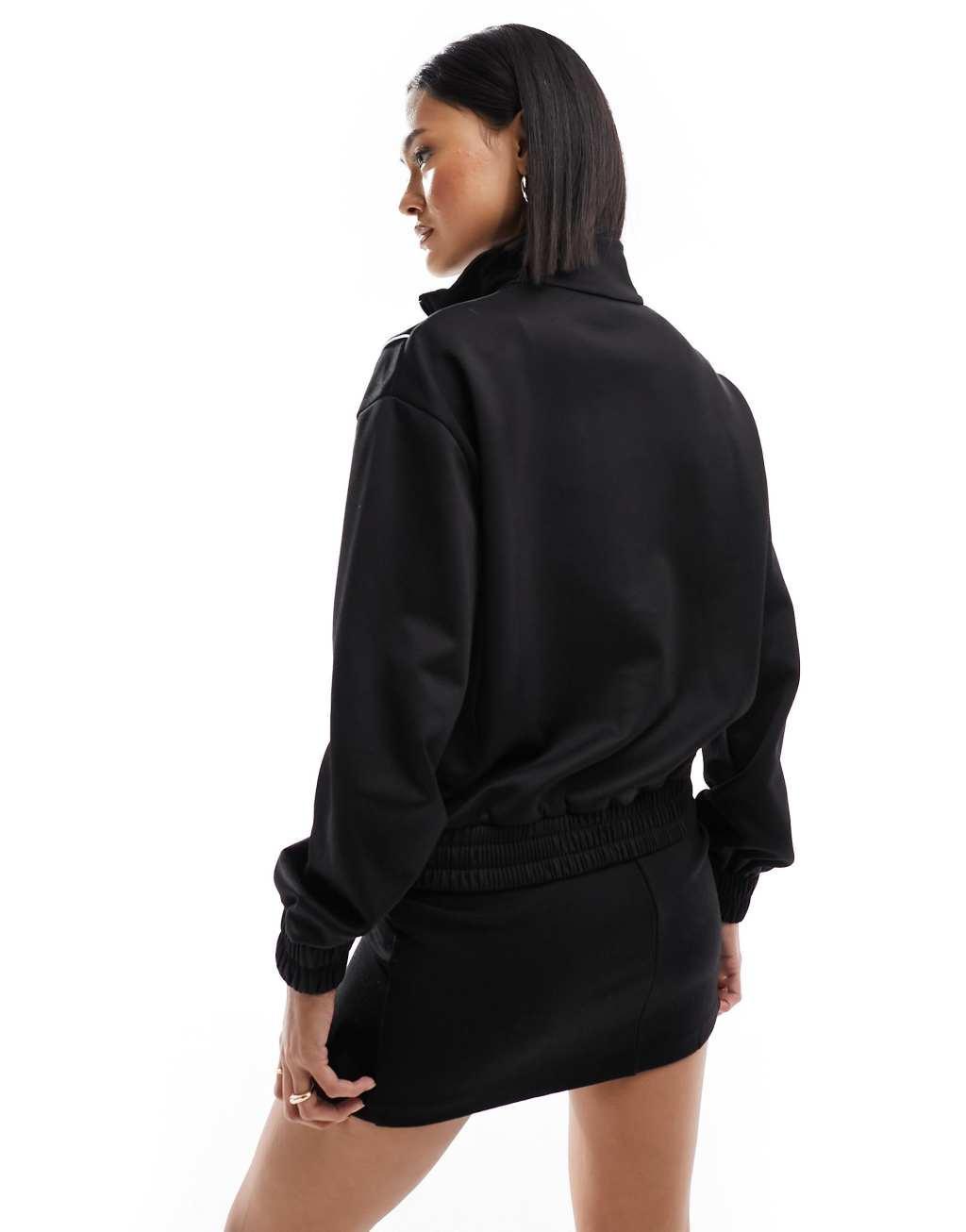 Pull & Bear zip through long sleeve track top Product Image