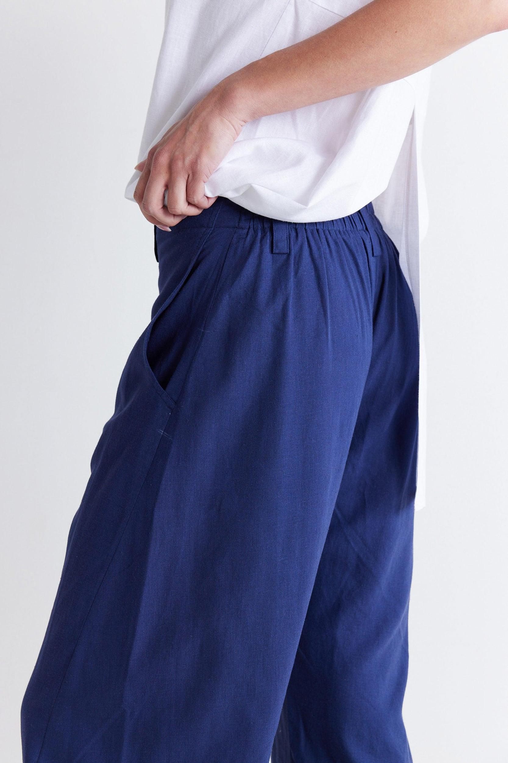 The Uptown Loose Linen Pants Product Image
