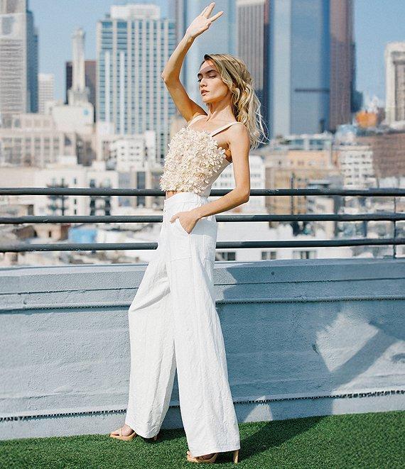 CIEBON Jeneen High Waisted Wide Leg Pants Product Image