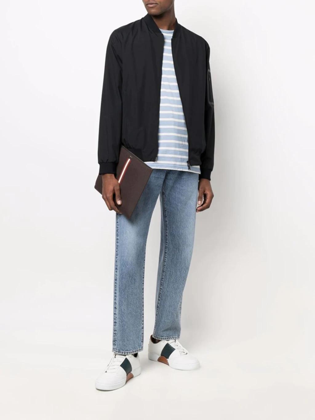 HERNO Zip-pocket Bomber Jacket In Black Product Image