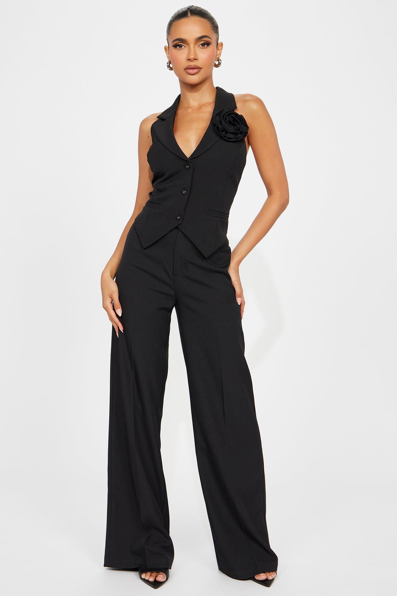 Elle Pant Set - Black Product Image