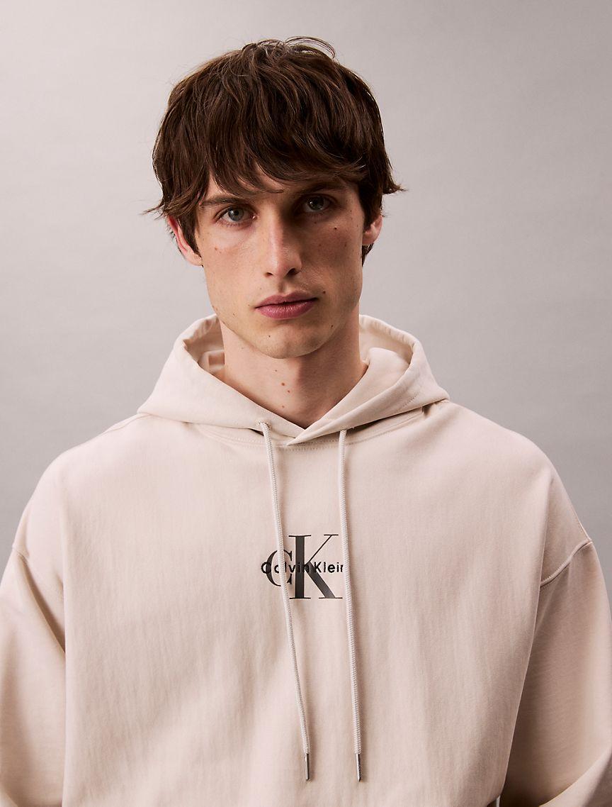 Monogram Logo Premium Fleece Hoodie Product Image