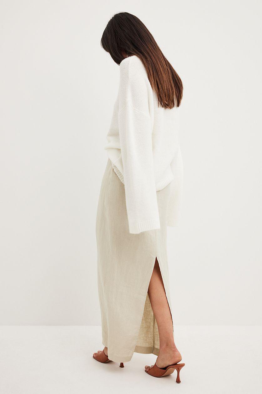 Linen Maxi Skirt Product Image