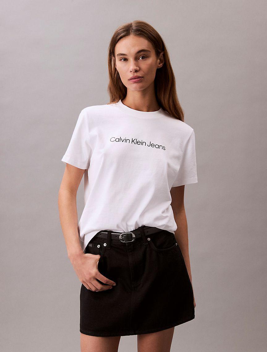 Standard Logo Slim Fit Crewneck T-Shirt Product Image