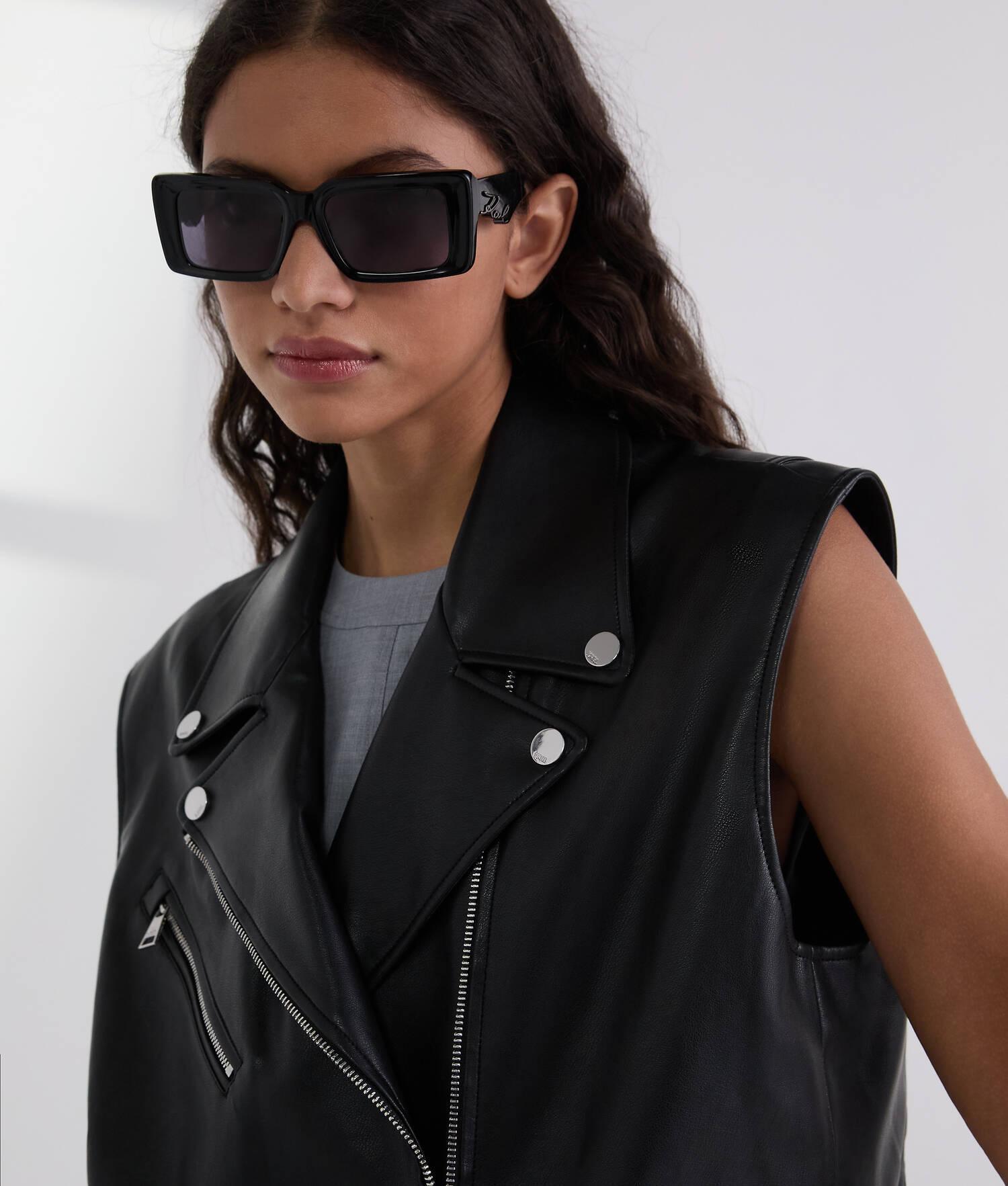 FAUX-LEATHER GILET Product Image