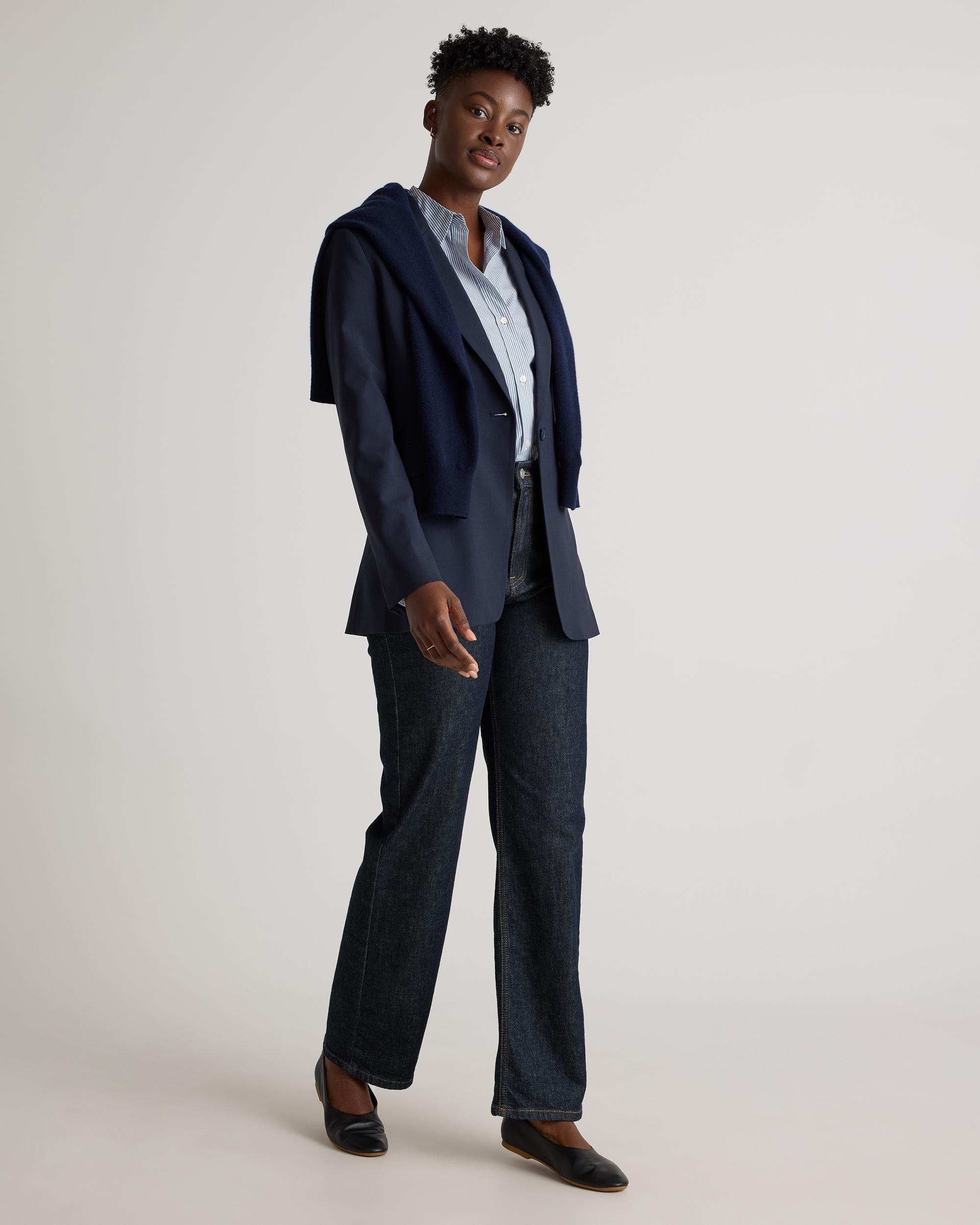 Quince | Women's Italian Wool Long Blazer Product Image