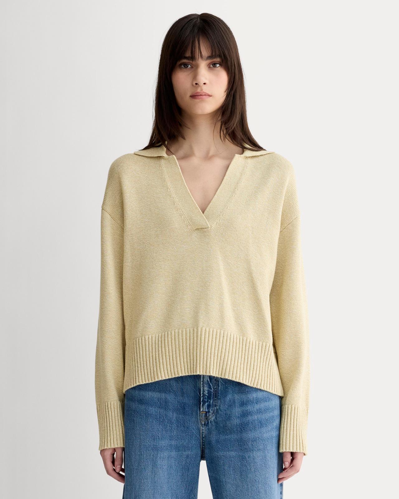 The Boxy Polo in Everyday Cotton Product Image