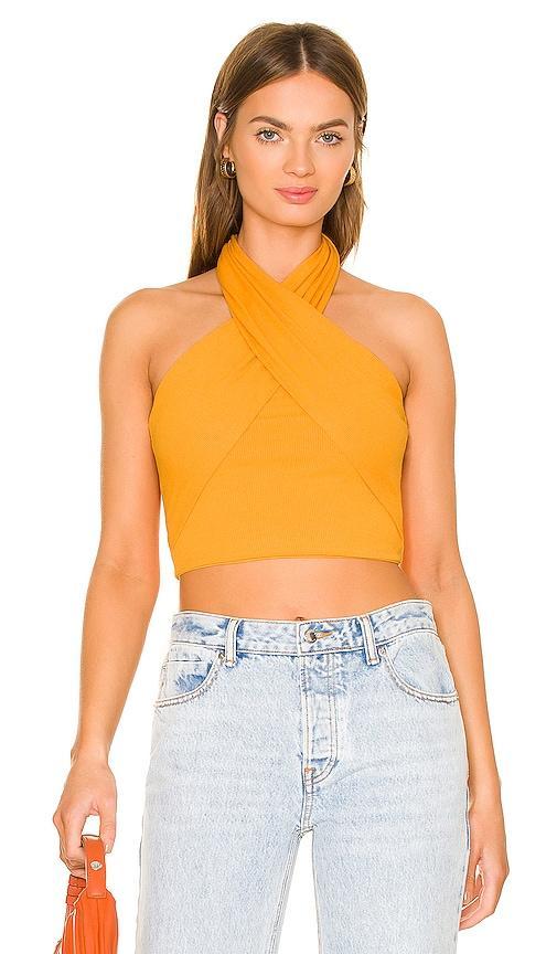Amelie Wrap Top superdown Product Image