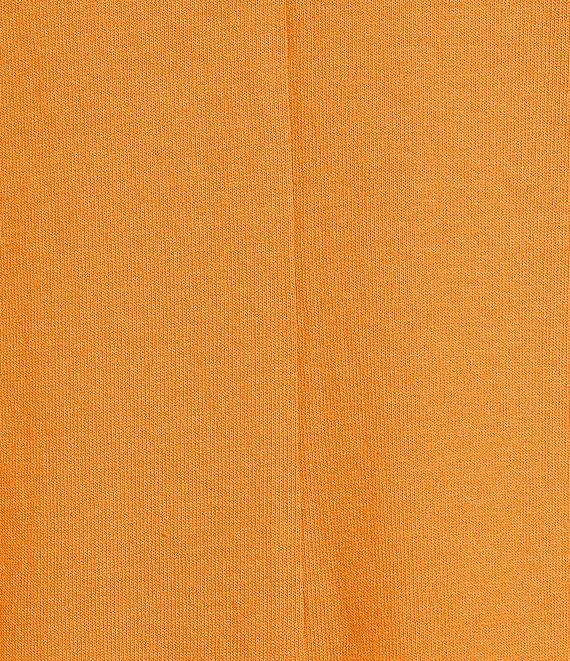 Bryn Walker Ria Jersey V-Neck Short Dolman Sleeve Ruched Tie Front Shirt Product Image