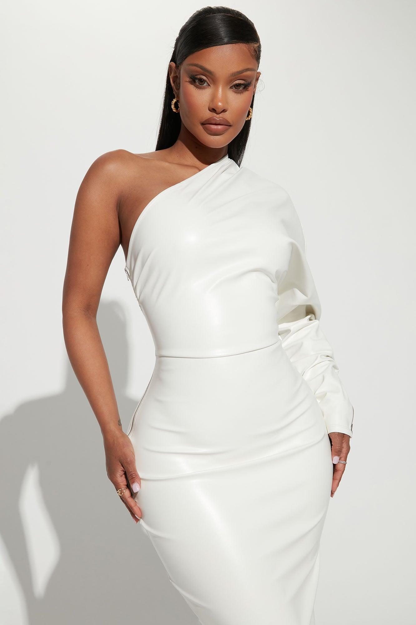 Show Stopper Maxi Gown - Off White Product Image