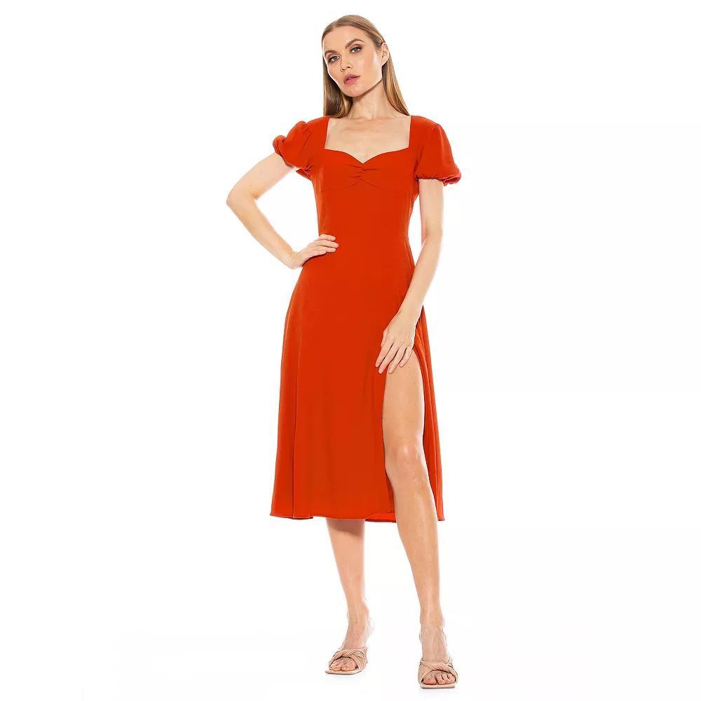Women's ALEXIA ADMOR Gracie Fit & Flare Dress, Size: 8, Pink Product Image