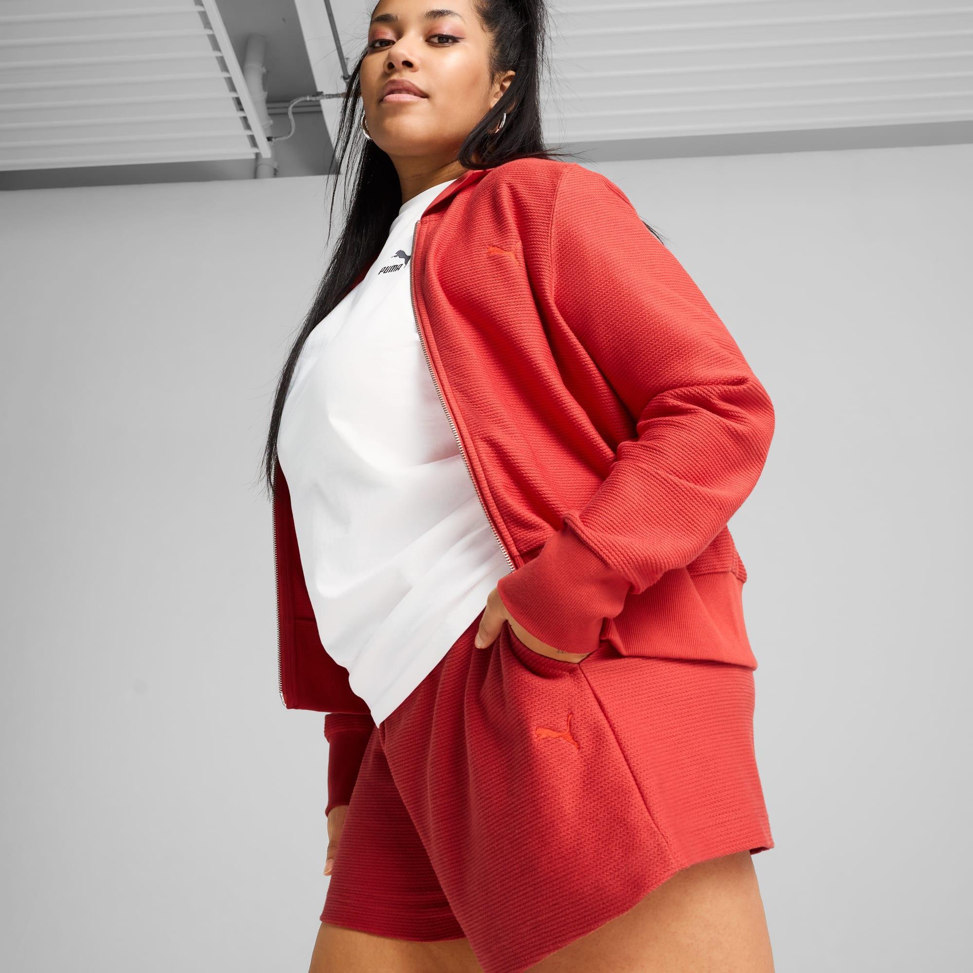 PUMA Premium Essentials A-Line Women's 4" Jacquard Shorts Product Image
