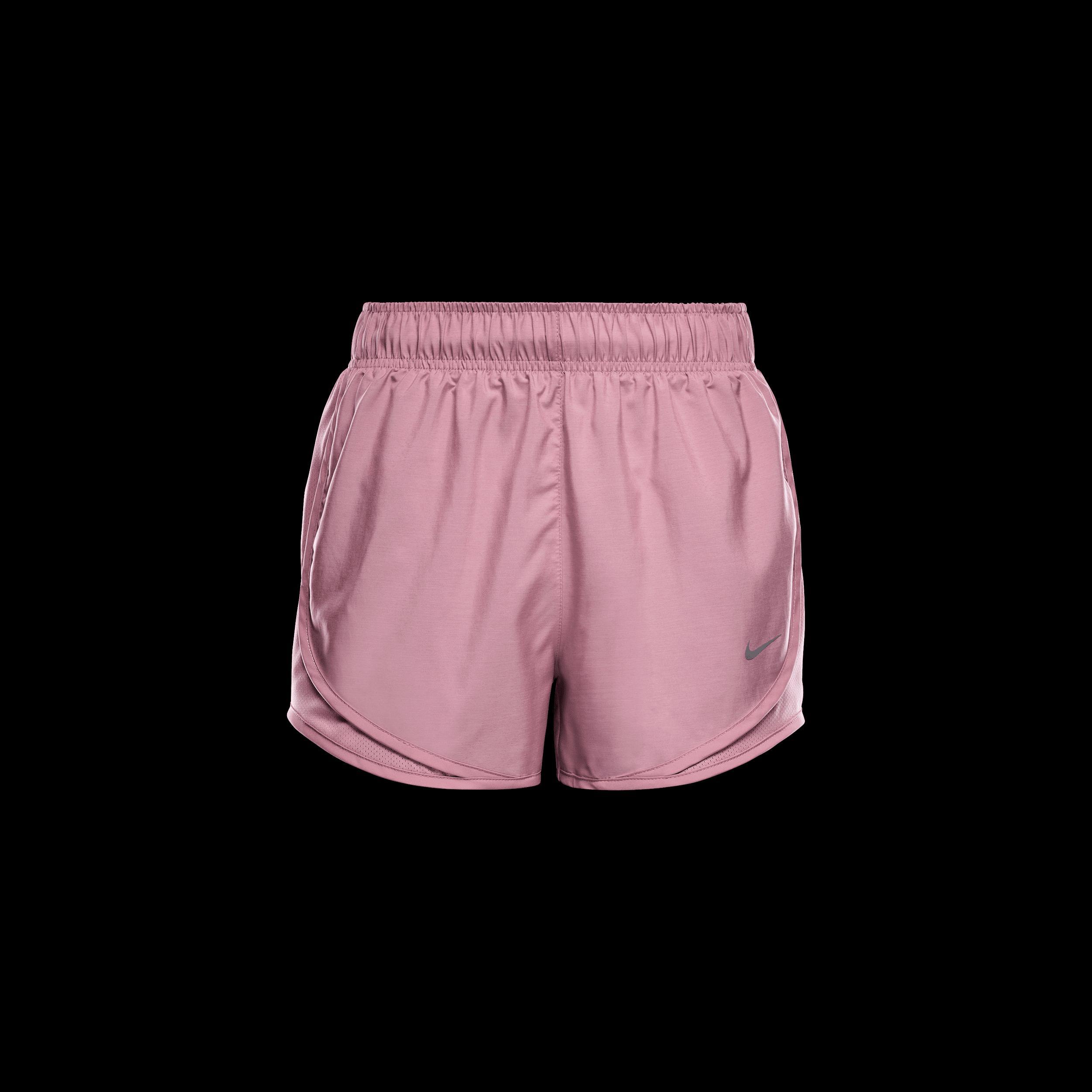 Women's Nike Tempo Dri-FIT Mid-Rise 3-in. Running Shorts, Size: Medium, Elemental Pink Product Image