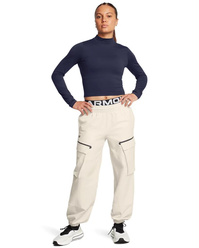 Women's UA Meridian Mock Long Sleeve Product Image
