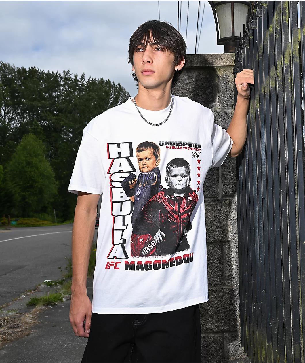 UFC Hasbulla White T-Shirt Product Image