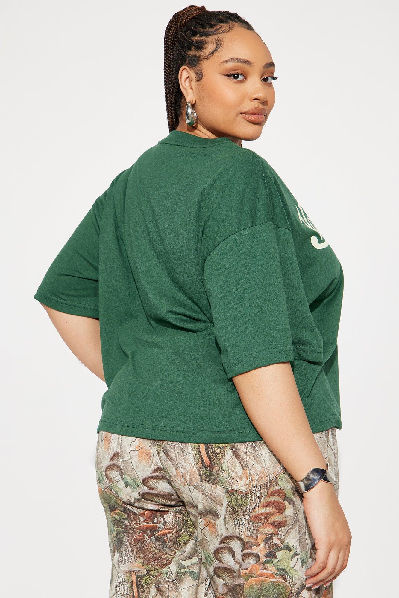 Von Dutch Classic Oversized Tee - Hunter Green Product Image
