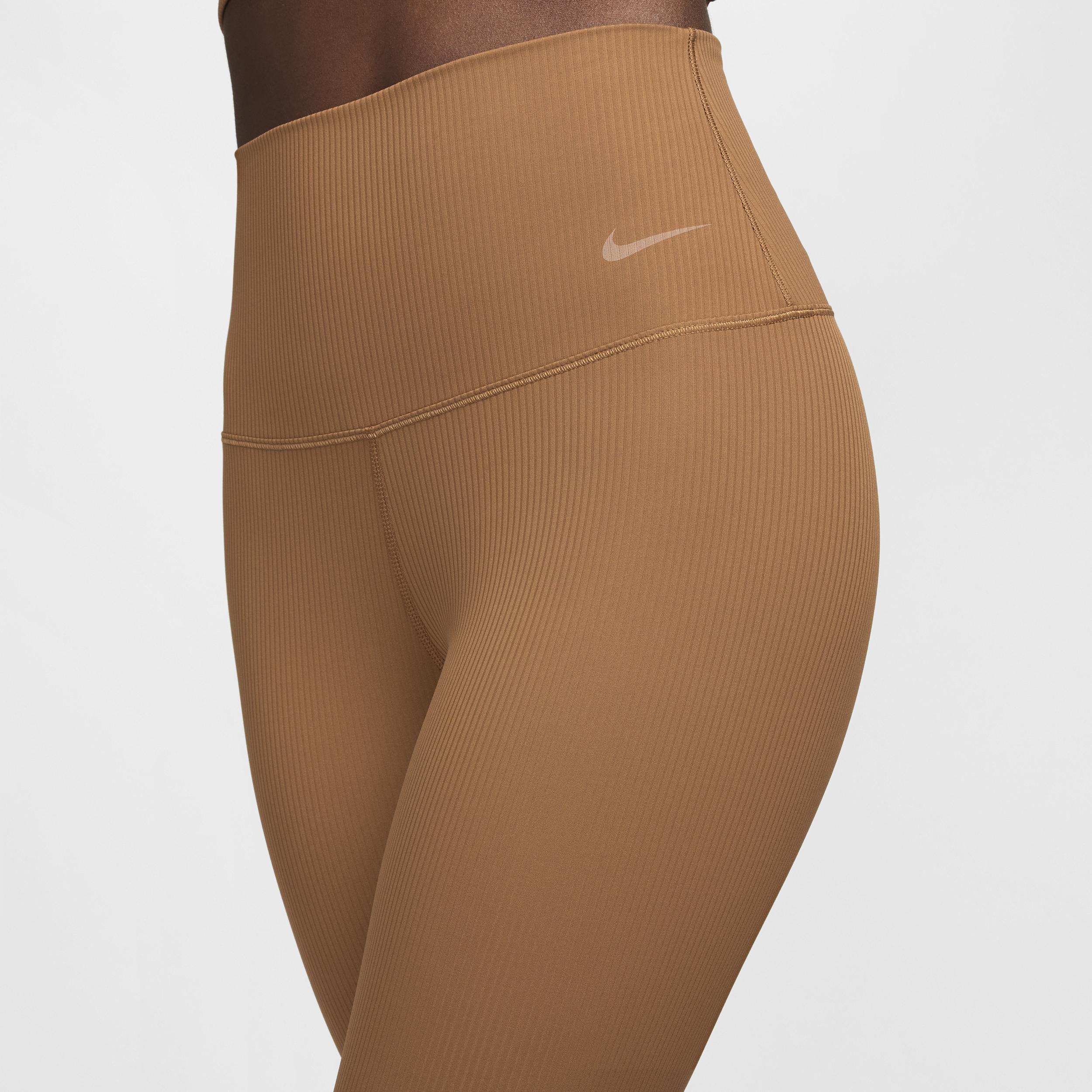 Nike Zenvy Rib Women's Gentle-Support High-Waisted 7/8 Leggings Product Image