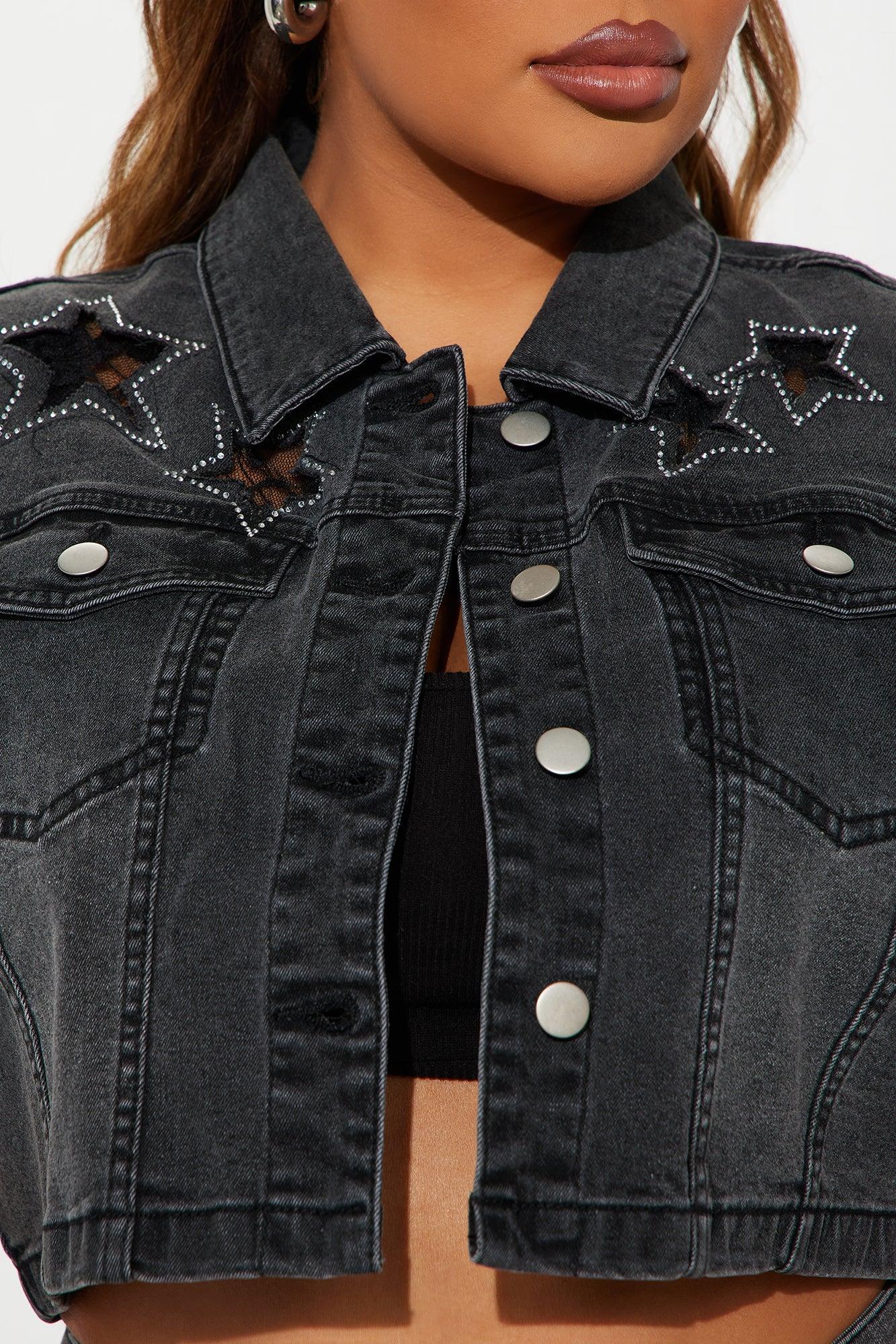 Nashville Star Denim Vest - Black Wash Product Image