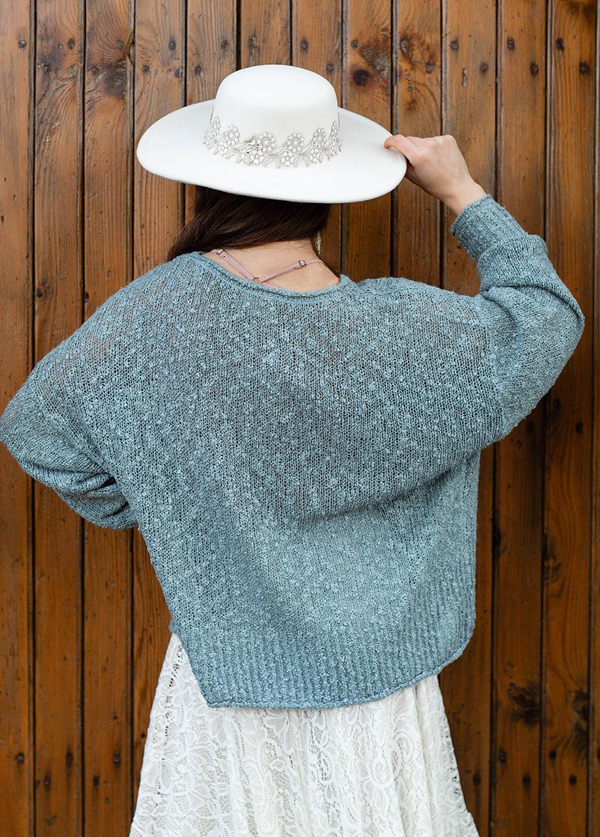 Selah Sweater in Whisper Blue Female Product Image
