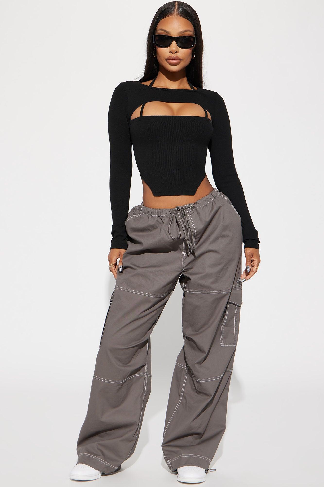 Jordan Cut Out Top - Black Product Image