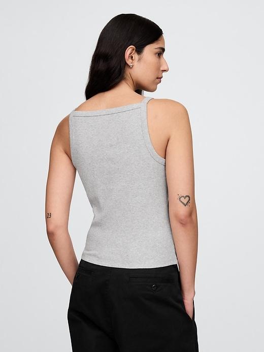 Modern Apron-Neck Tank Top Product Image