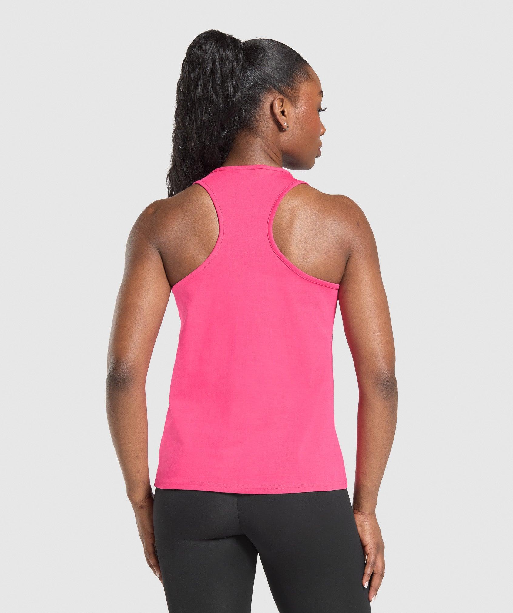 Gymshark Training Cotton Tank - Freak Out Pink Female Product Image