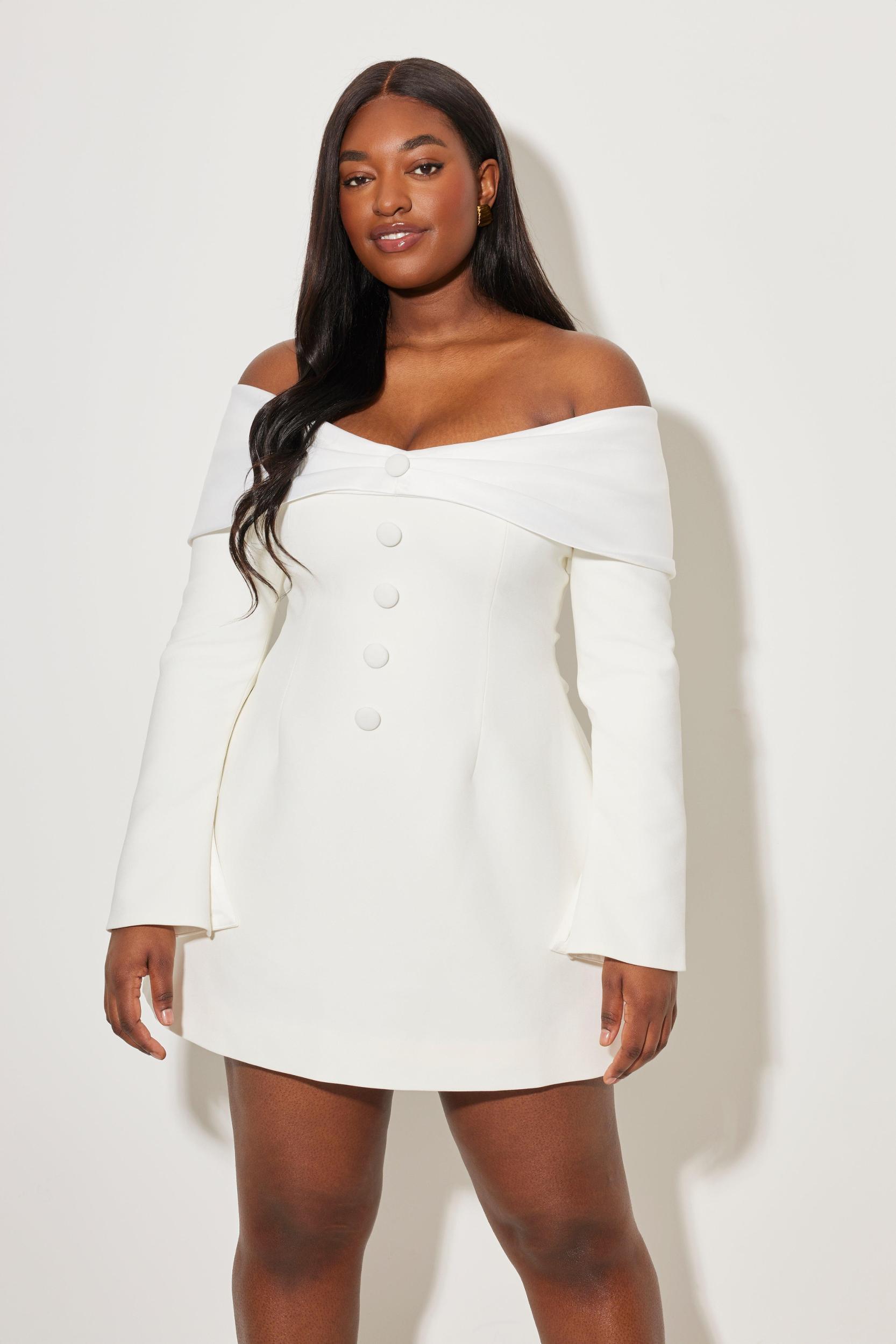 The Ultimate Muse Bow Mini Dress Product Image