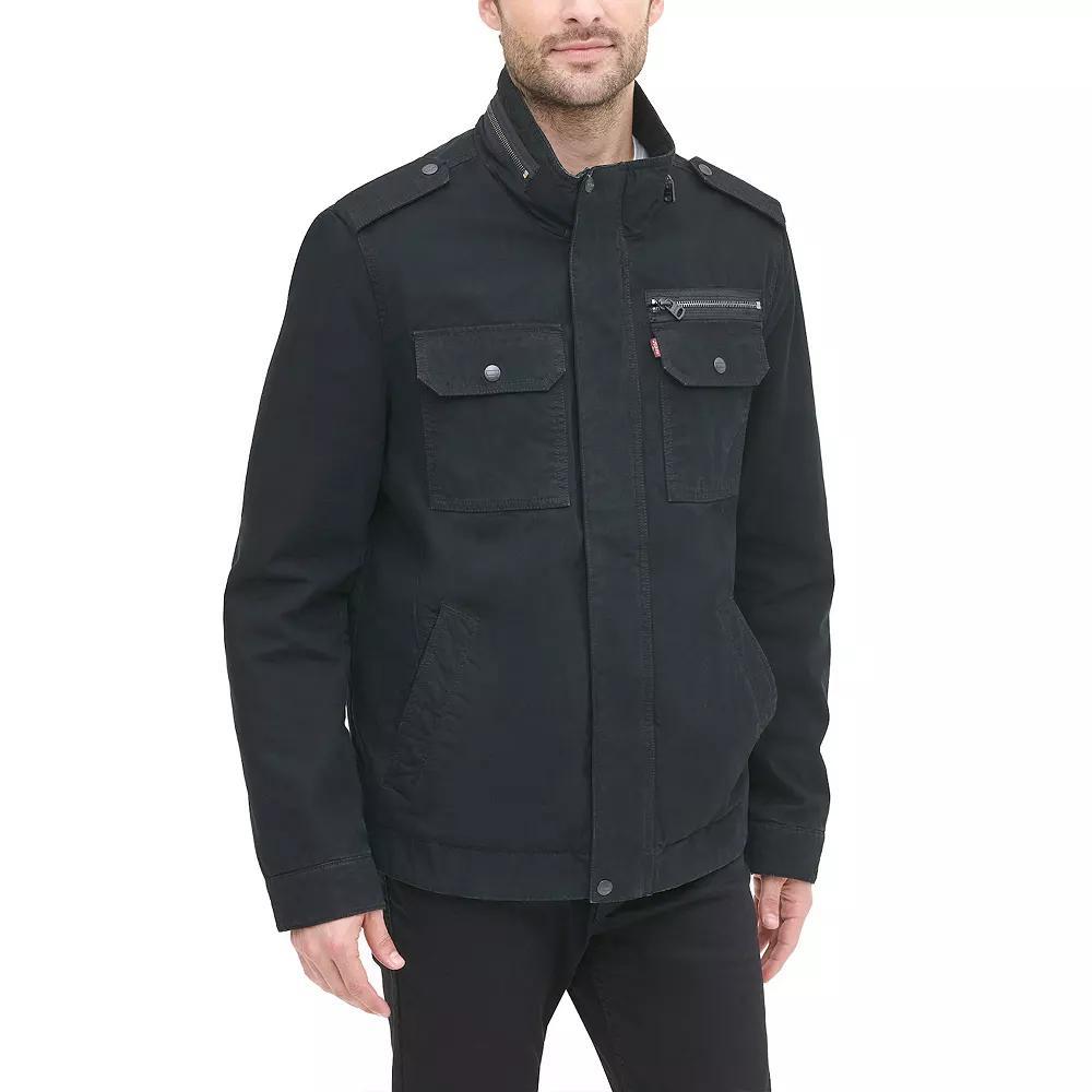 Men's Levi's® Unfilled Cotton Military Jacket, Size: XXL, Brown Product Image