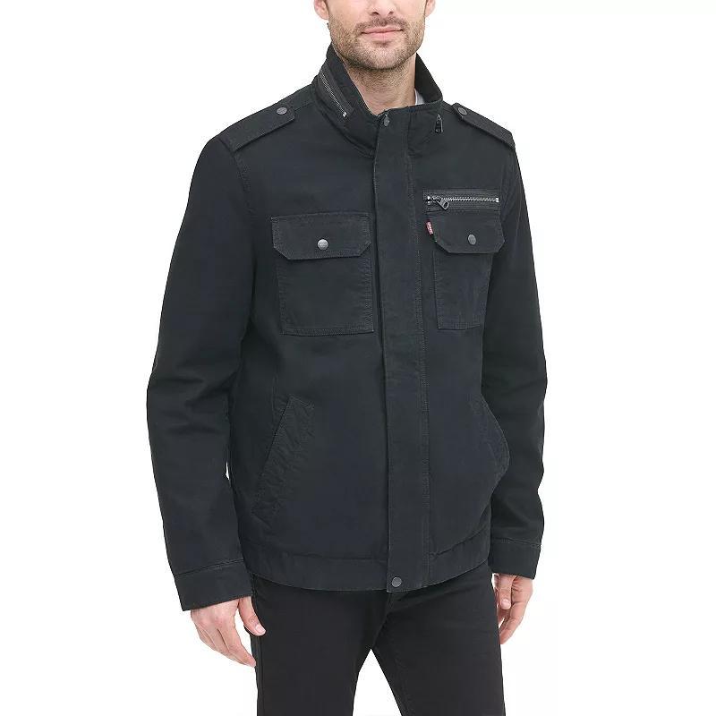 Men's Levi's® Unfilled Cotton Military Jacket, Size: XXL, Brown Product Image