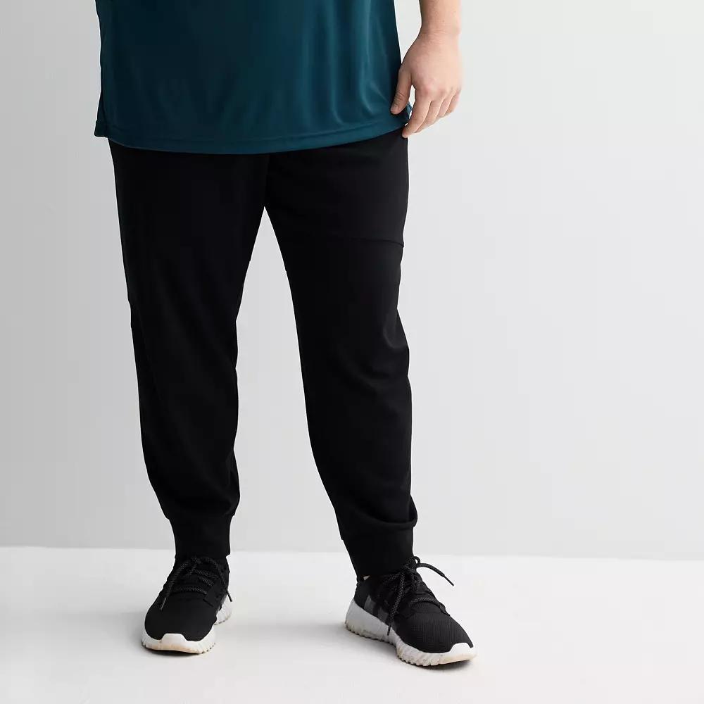 Big & Tall Tek Gear Performance Ponte Jogger Pants, Men's, Size: Medium Tall, Mineral Black Product Image