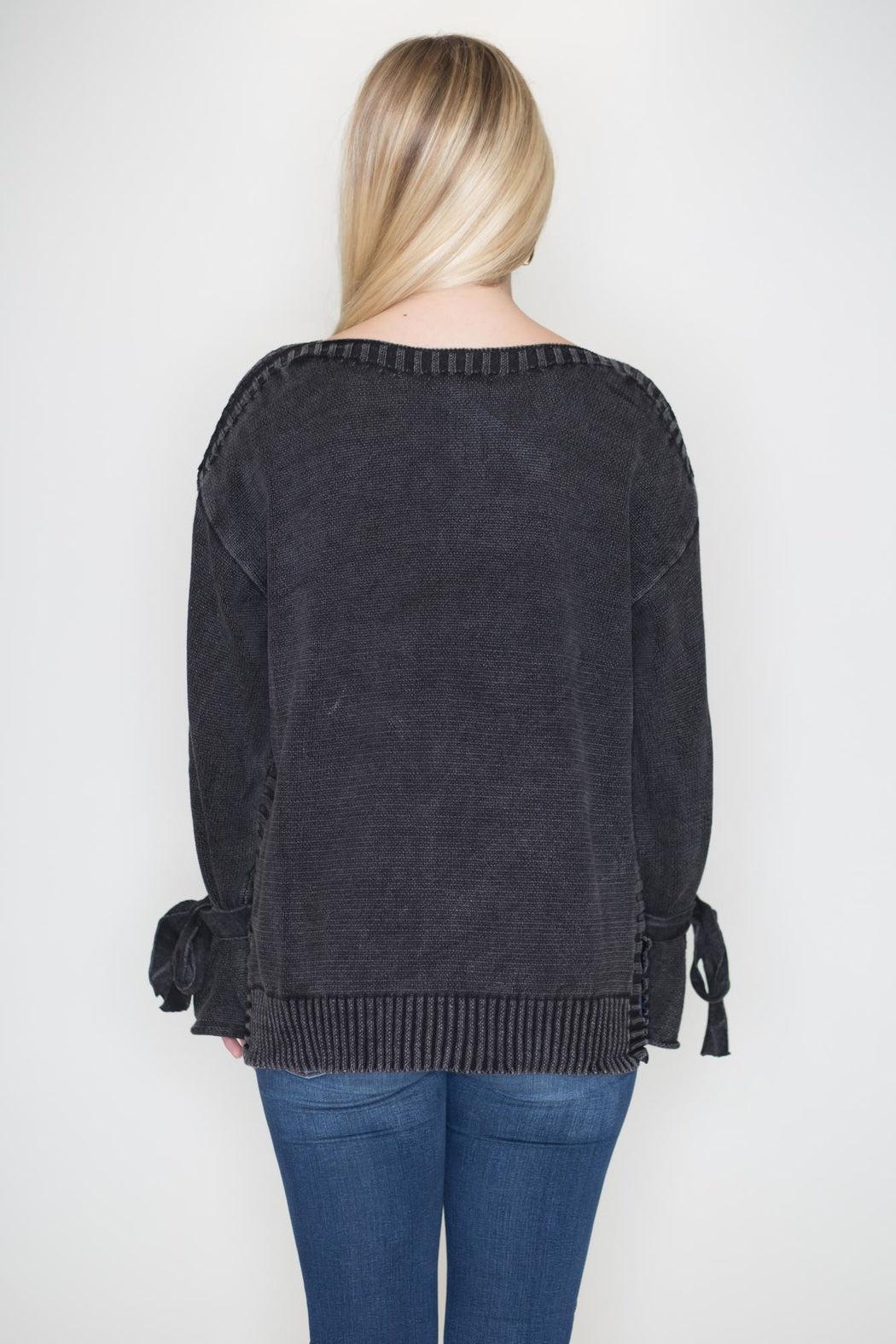Stone Wash Sweater Product Image