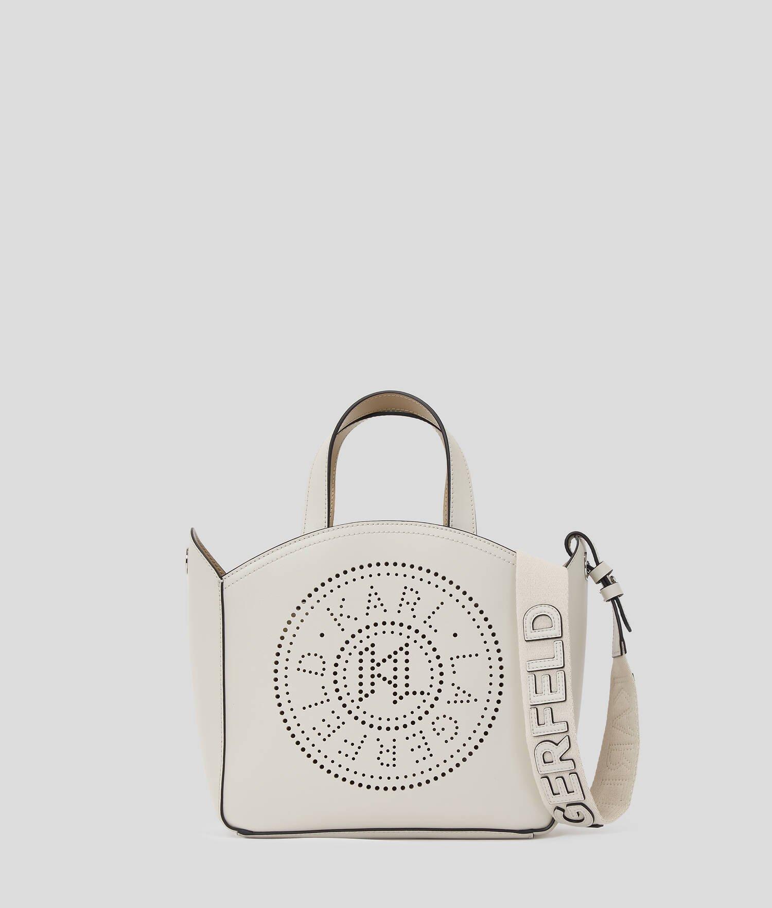 K/CIRCLE PERFORATED SMALL TOTE BAG Product Image