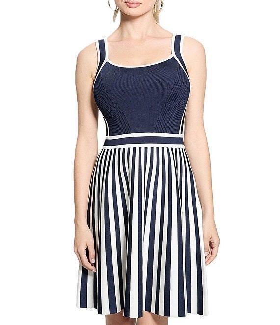 Guess Mirage Nautical Sweater Sleeveless Dress Product Image